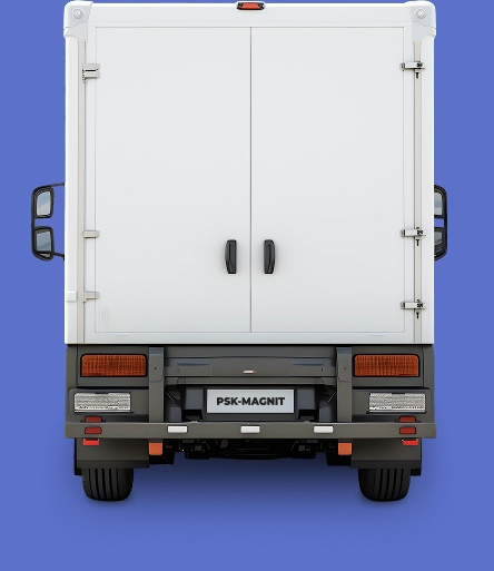 Стилистическое изображение грузовой машины доставки Psk-Magnit